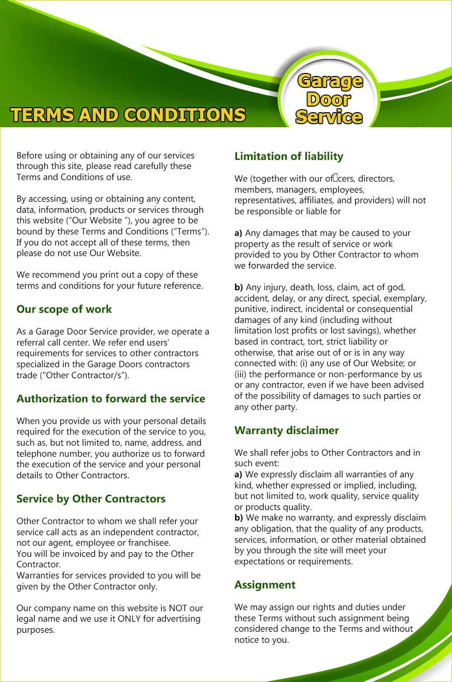 Master Garage Door Service Henderson, NV 702-527-1944